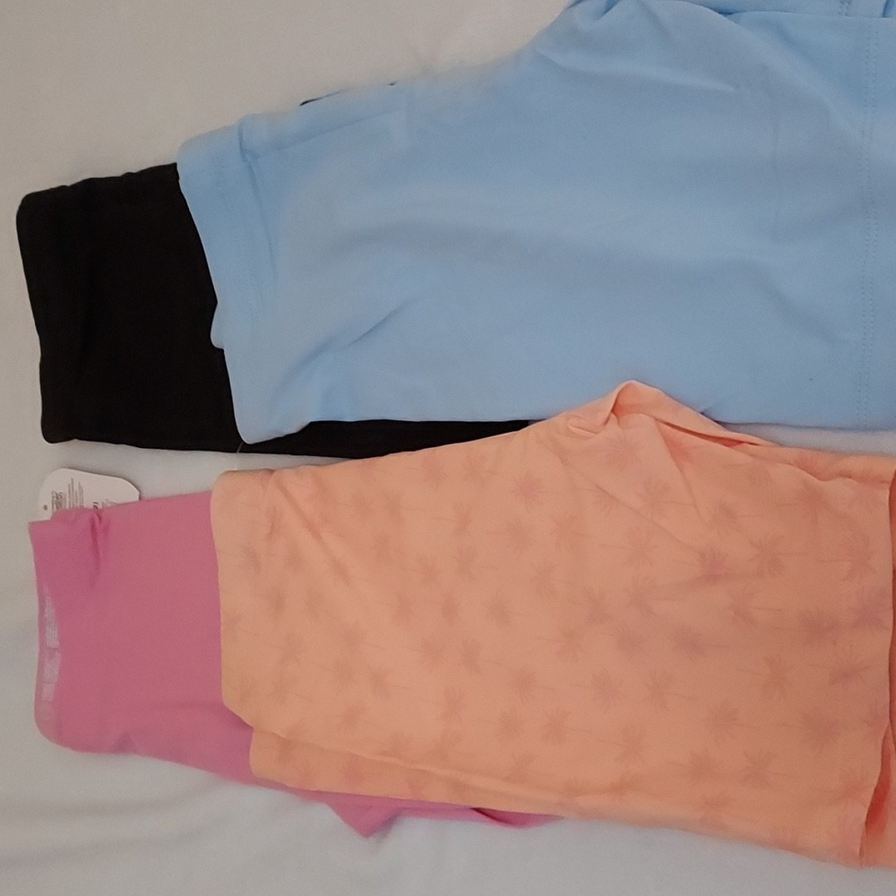 Wonder Nation Girls 4 Pair Bike Shorts